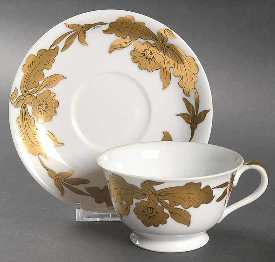 SFR62 Footed Cup & Saucer Set by Stouffer-1