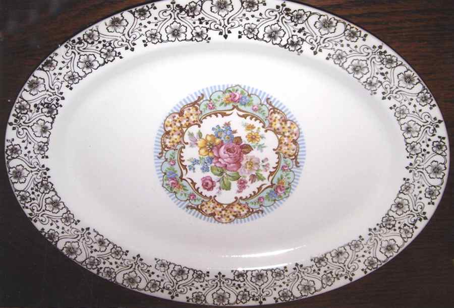 STT411 13" Oval Serving Platter by Stetson-1