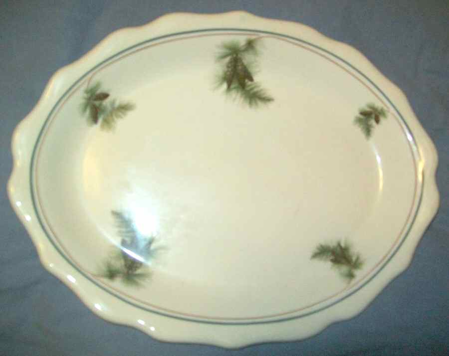 SY521 11" Oval Serving Platter by Syracuse-1
