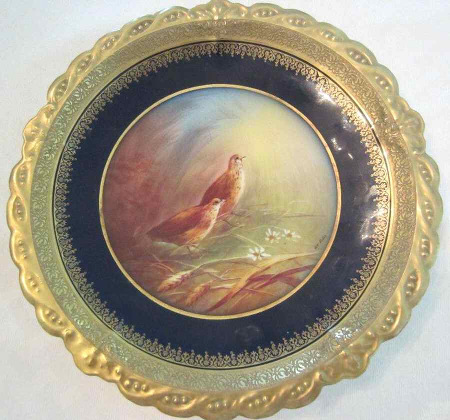 SPF42 Dinner Plate by Sevres Porcelain (France)-1