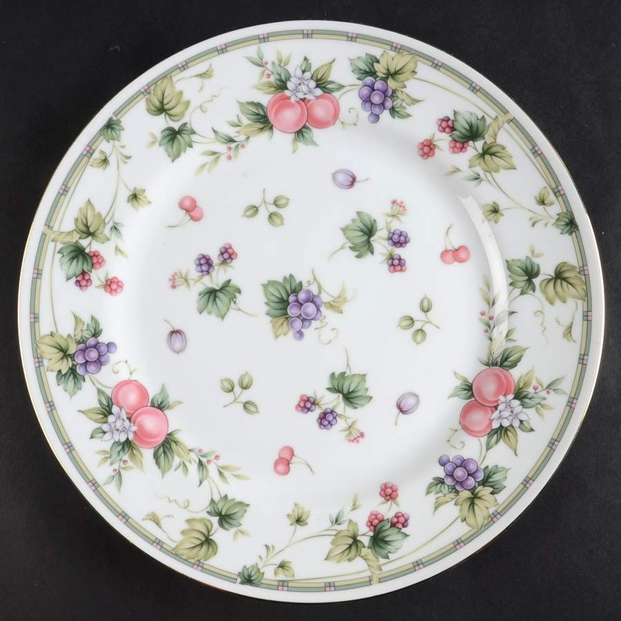Provence (Gold Trim) Cake Plate by Sadek-1