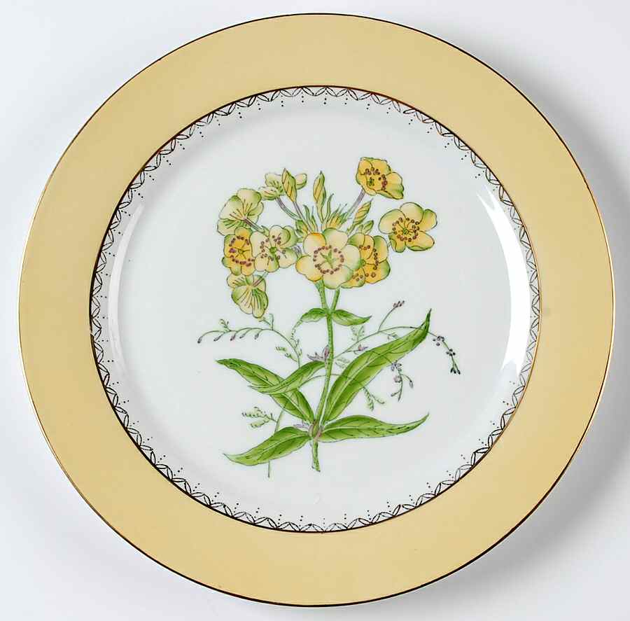 English Garden Dinner Plate by Sadek-1