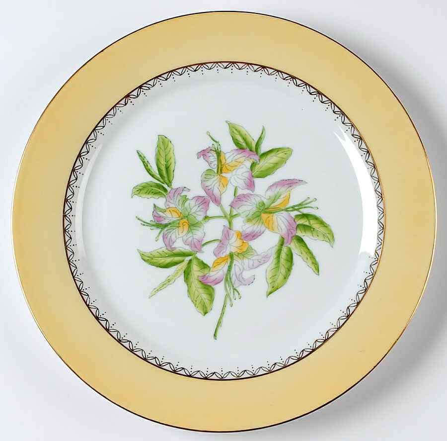 English Garden Dinner Plate by Sadek-1