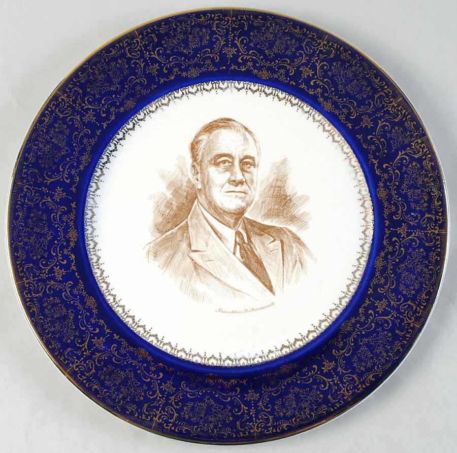 Franklin D Roosevelt Service Plate (Charger) by Salem-1