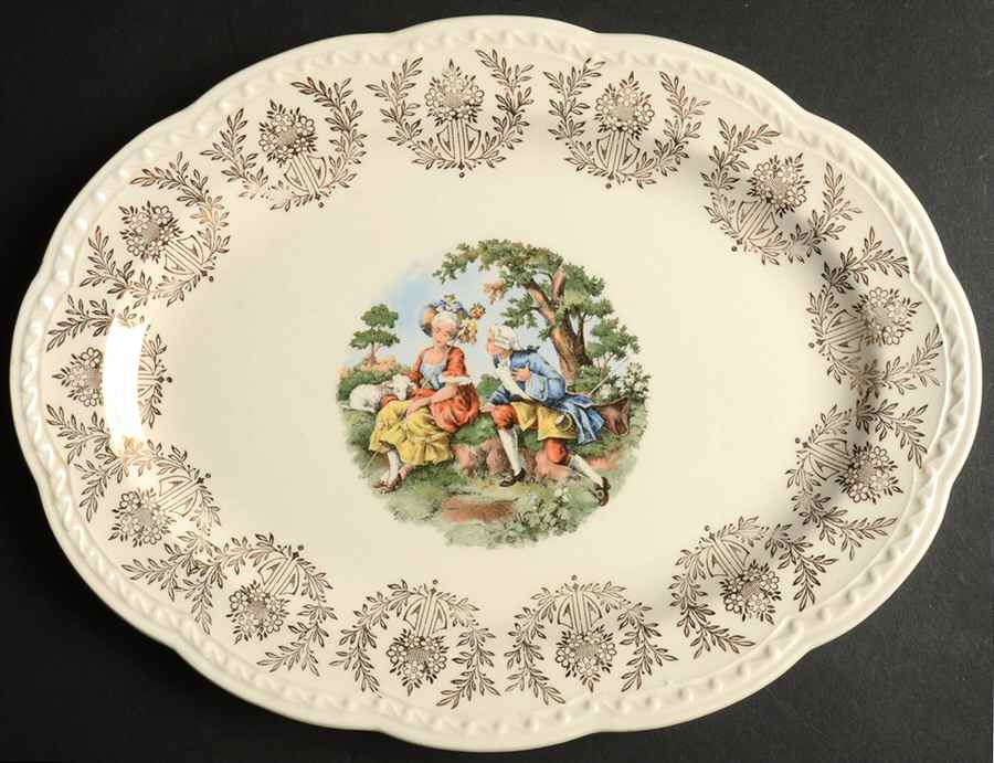 STT414 11" Oval Serving Platter by Stetson-1