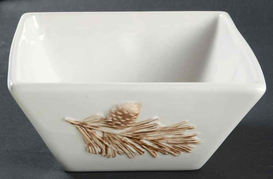 Winter Cabin Square Soup/Cereal Bowl by St Nicholas Square-1