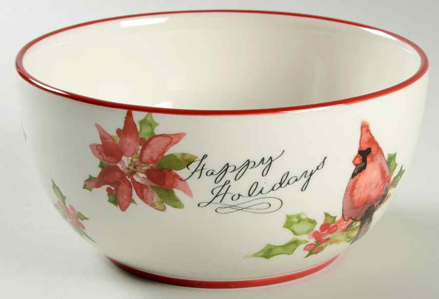 Holiday Traditions Soup/Cereal Bowl by St Nicholas Square-1