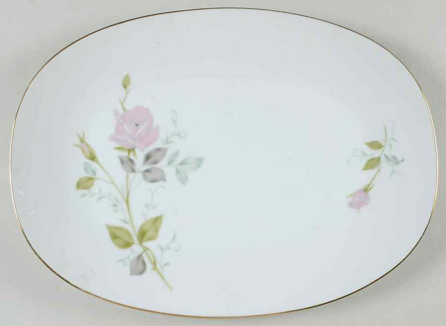 Rosalie 12" Oval Serving Platter by Sango-1