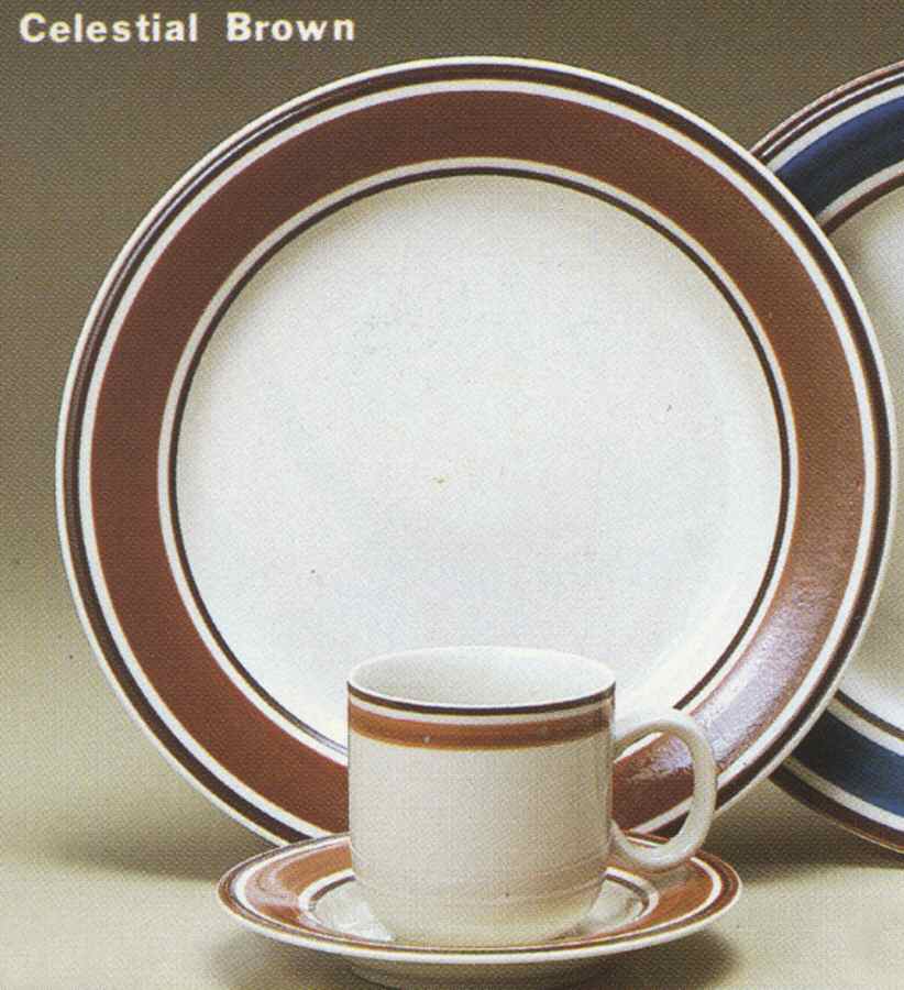 Celestial Brown Dinner Plate by Sango-1