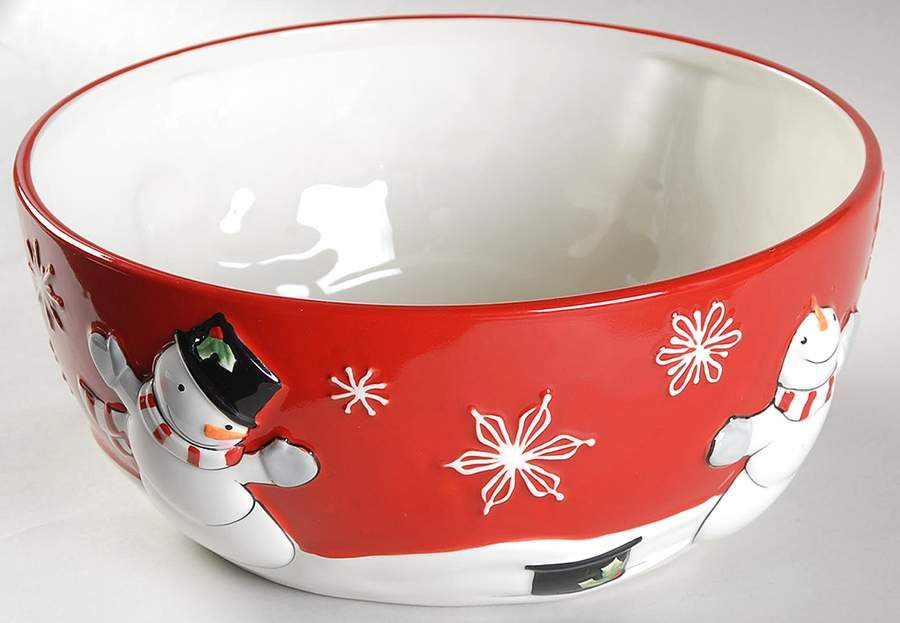 Tree Lot 10" Round Serving Bowl by St Nicholas Square-1