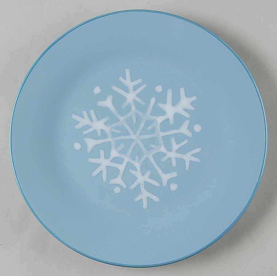 Winter's Frost Salad Plate by St Nicholas Square-1