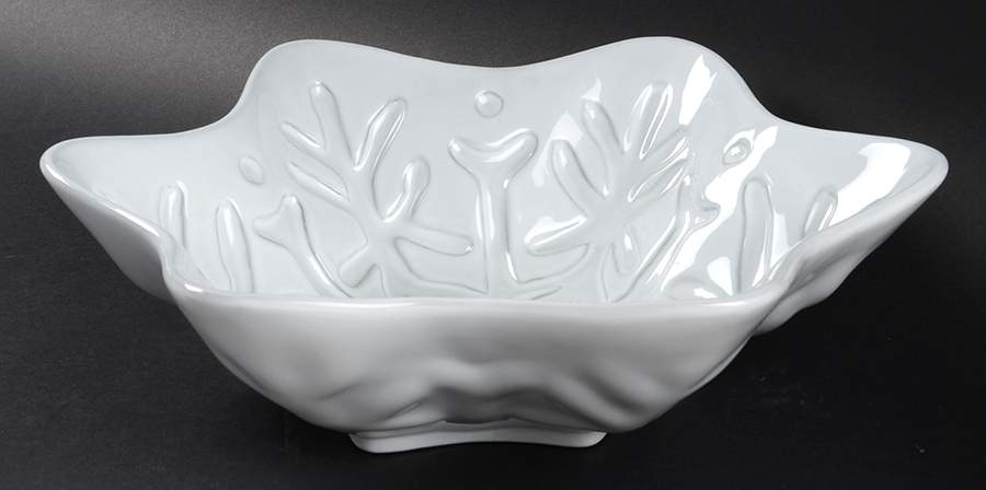 Winter's Frost 12" Round Serving Bowl by St Nicholas Square-1
