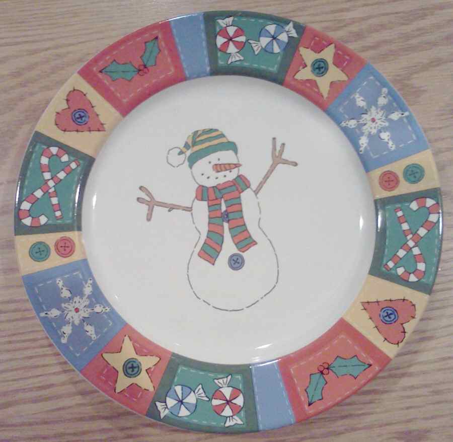 Country Christmas Dinner Plate by Signature-1