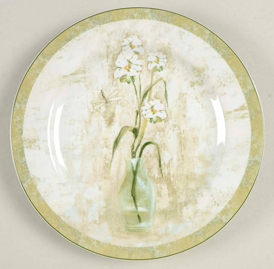 Field of Flowers Salad Plate by Sakura-1