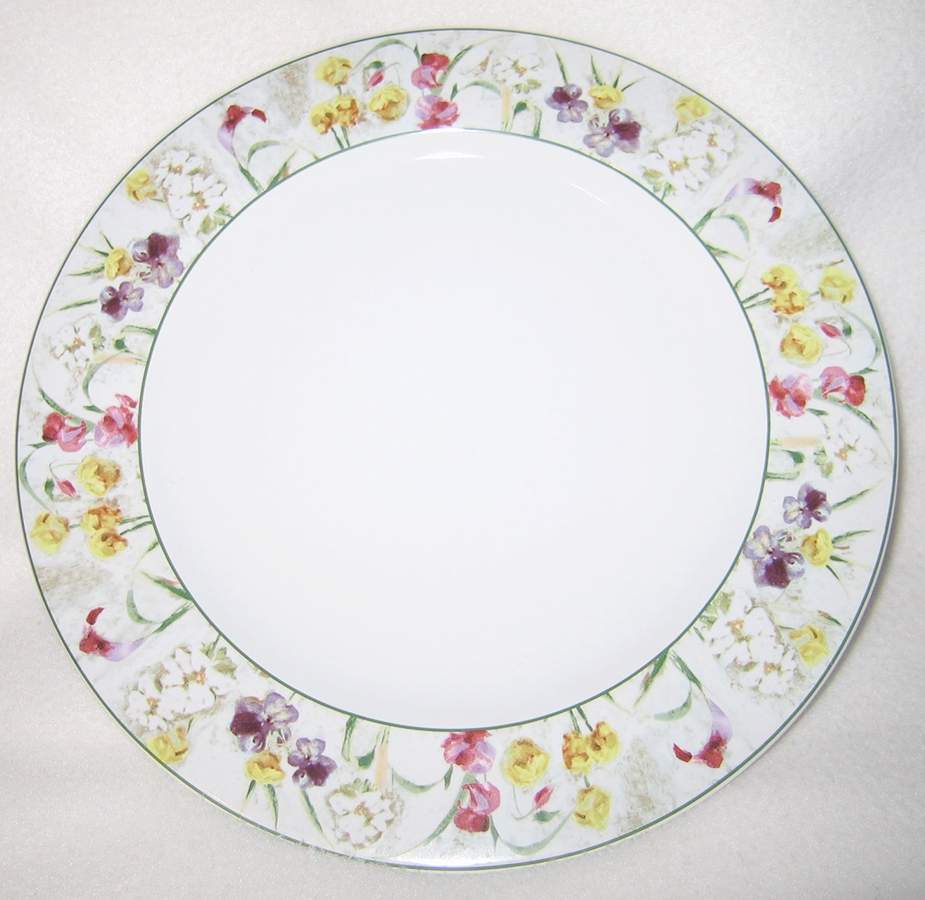 Field of Flowers Dinner Plate by Sakura-1