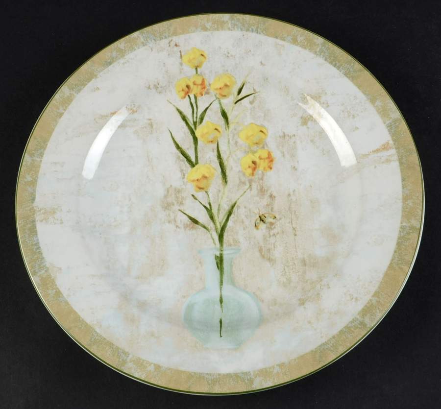 Field of Flowers Salad Plate by Sakura-1