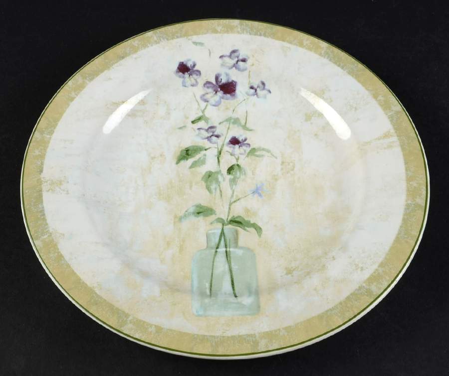 Field of Flowers Salad Plate by Sakura-1