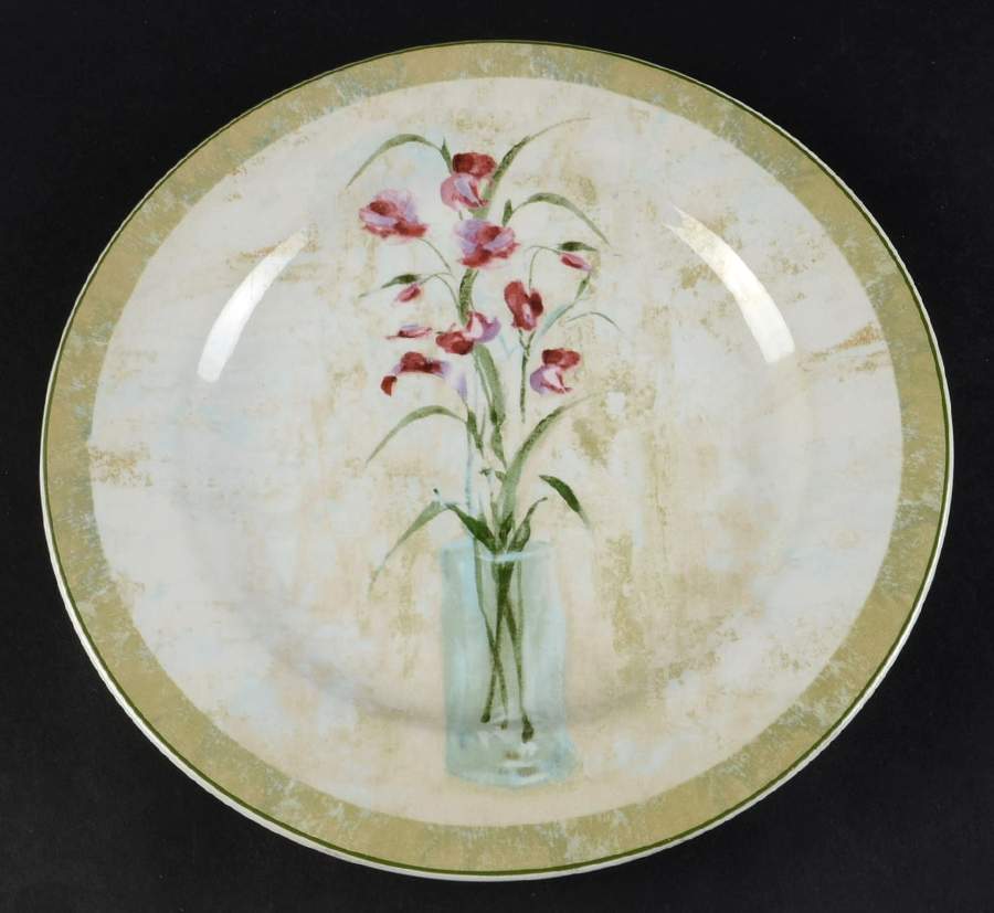 Field of Flowers Salad Plate by Sakura-1