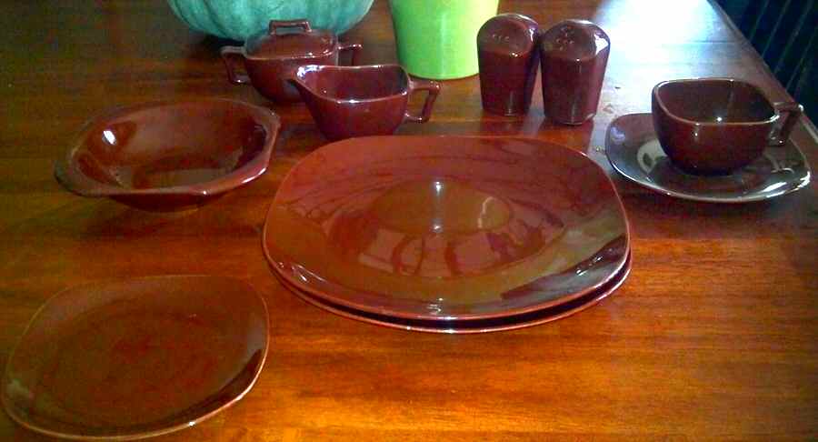 Carmel Chocolate Brown Dinner Plate by Santa Anita-1