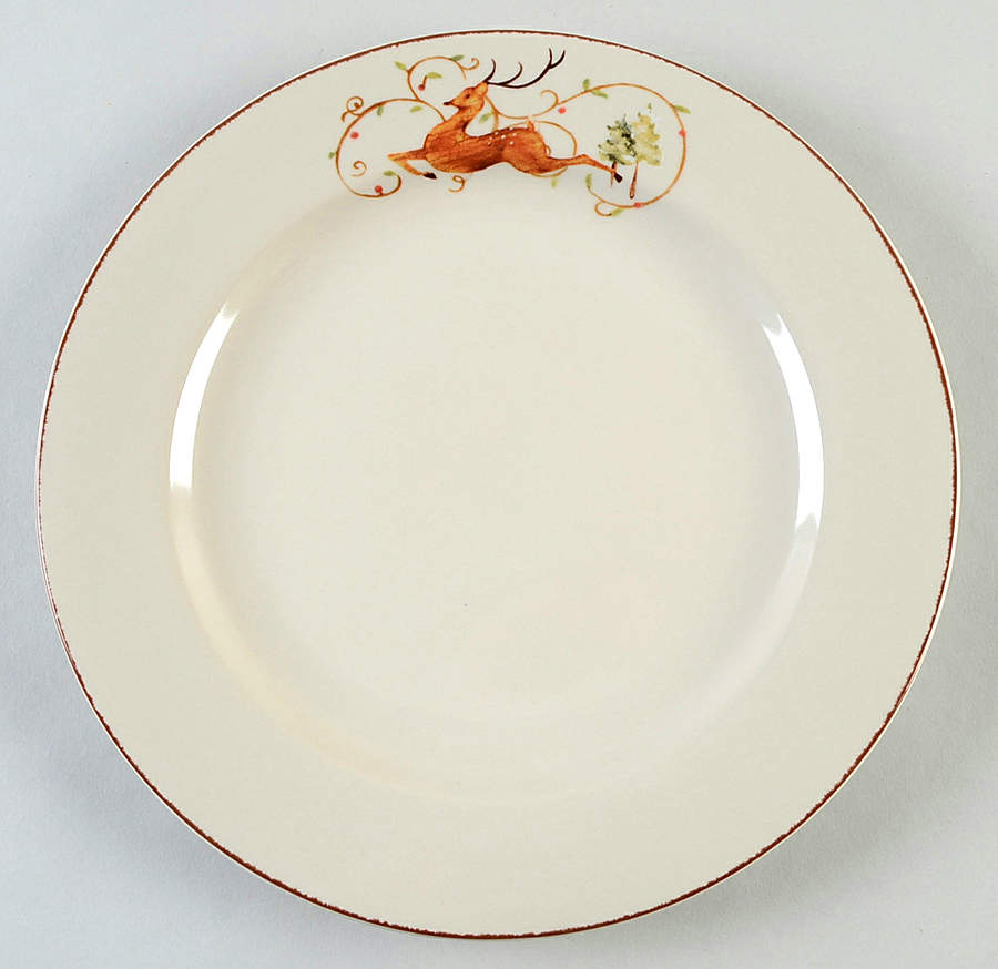 Reindeer Dinner Plate by Sakura-1