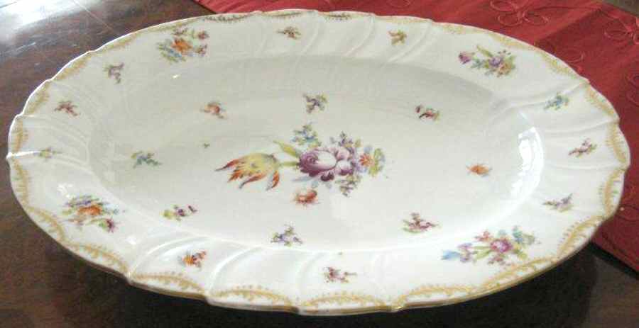 SXP13 14" Oval Serving Platter by Saxonian-1