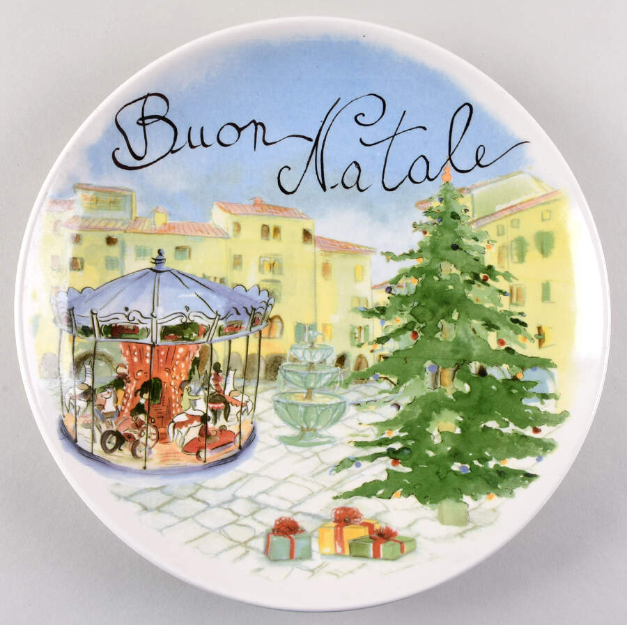 Buon Natale Dinner Plate by Sur La Table-1