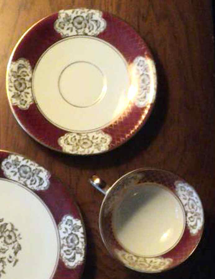 08264 Footed Cup & Saucer Set by Scherzer-1