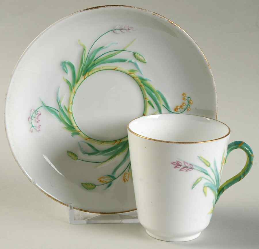 D6968 Flat Demitasse Cup & Saucer Set by Spode-1