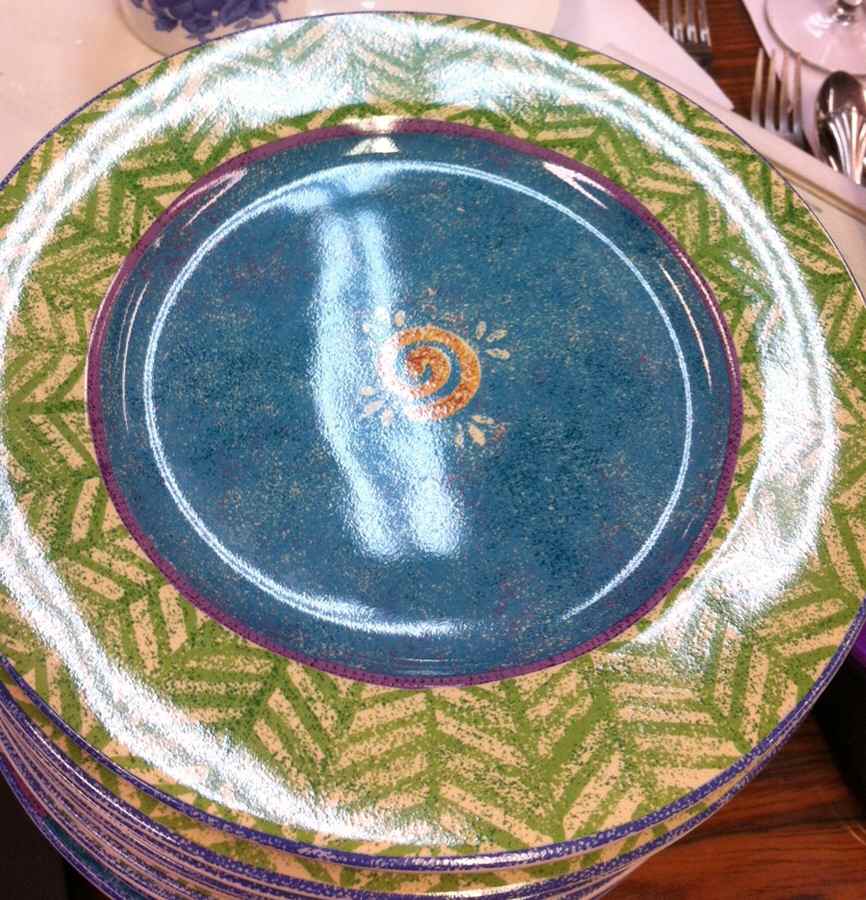 Oregano Salad Plate by Sango-1