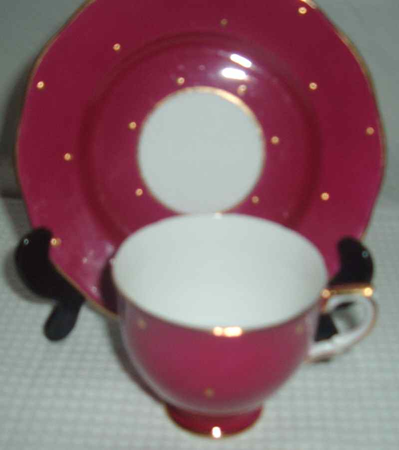 2955 Footed Cup & Saucer Set by Salisbury-1