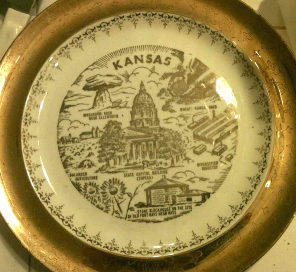 Kansas Dinner Plate by Sabin-1
