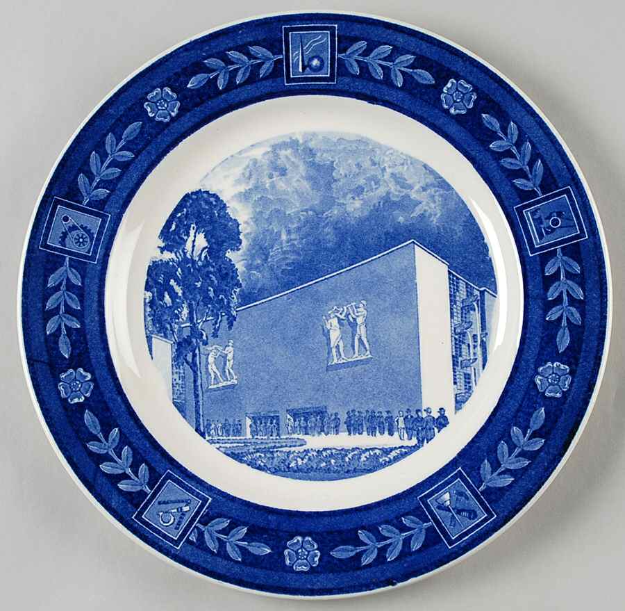 New York World's Fair 1939 Dinner Plate by Spode-1