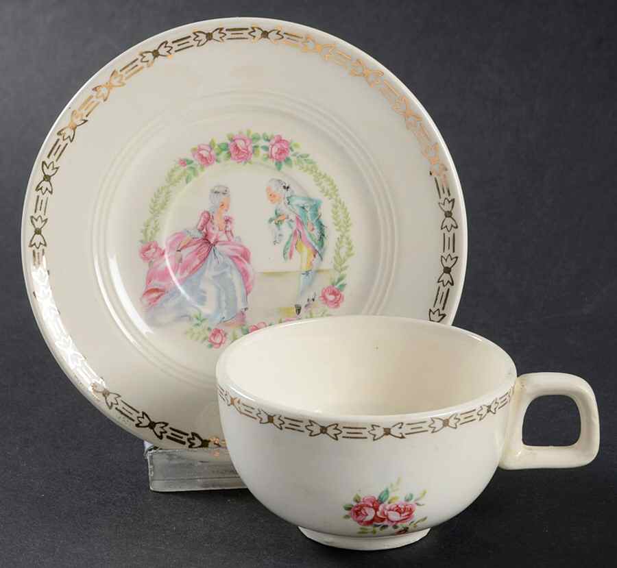 SLM400 Flat Demitasse Cup & Saucer Set by Salem-1