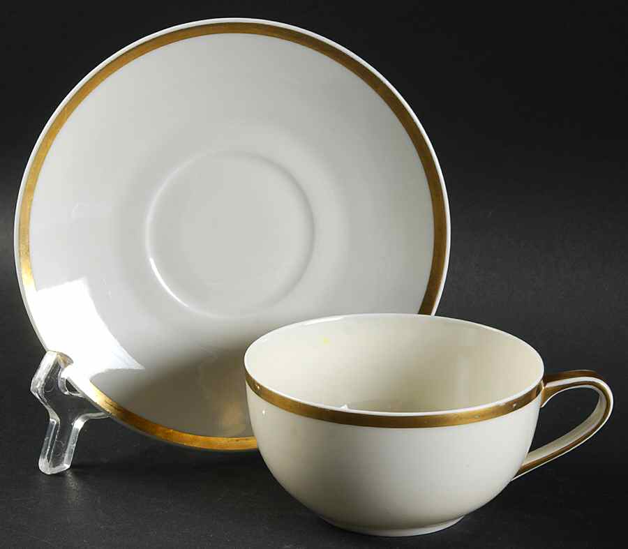 HCZ294 Footed Cup & Saucer Set by Haas-Czjzek Coronado-1
