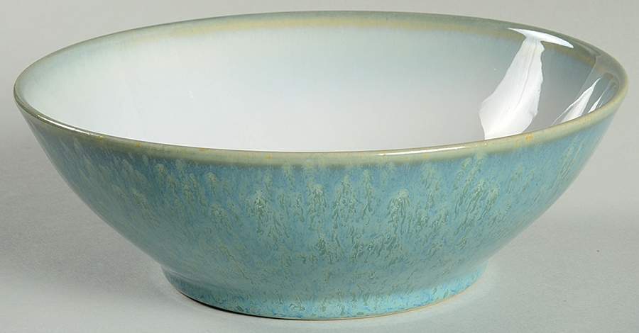 Metallics Aqua Soup/Cereal Bowl by Sango-1