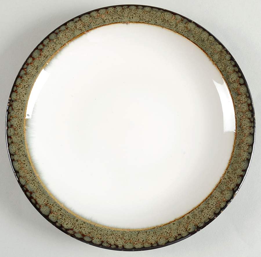 Facets Black Salad Plate by Sango-1