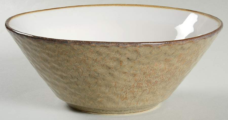 Facets Gold Soup/Cereal Bowl by Sango-1