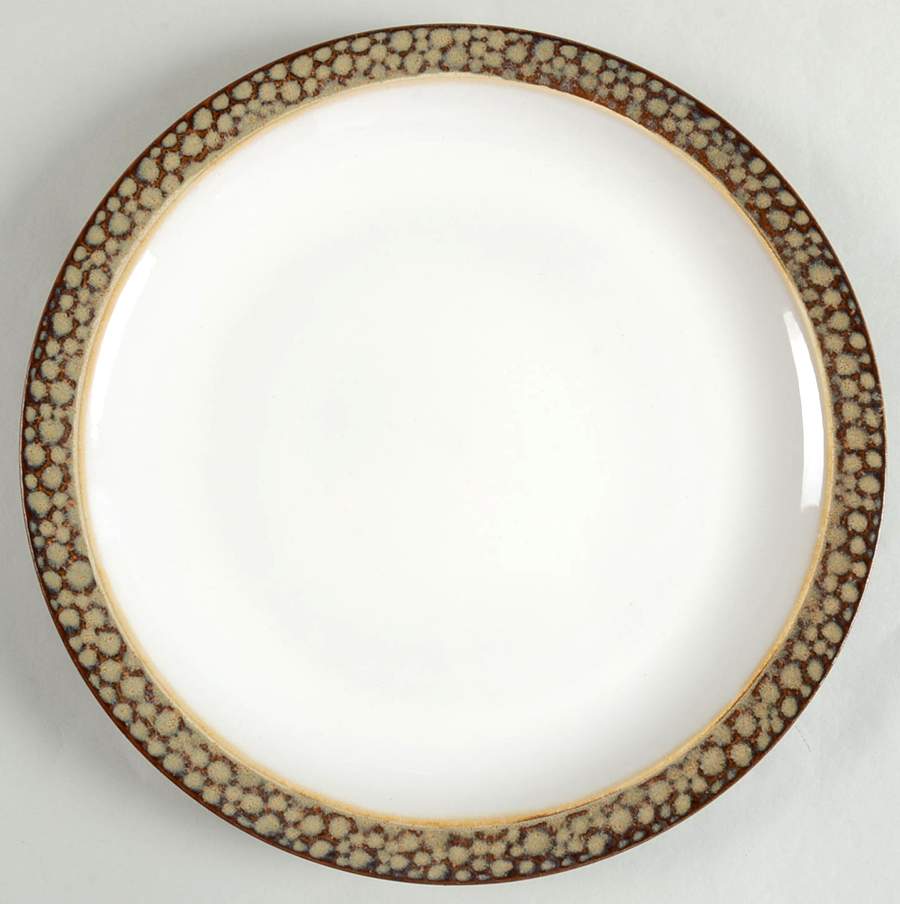 Facets Gold Dinner Plate by Sango-1