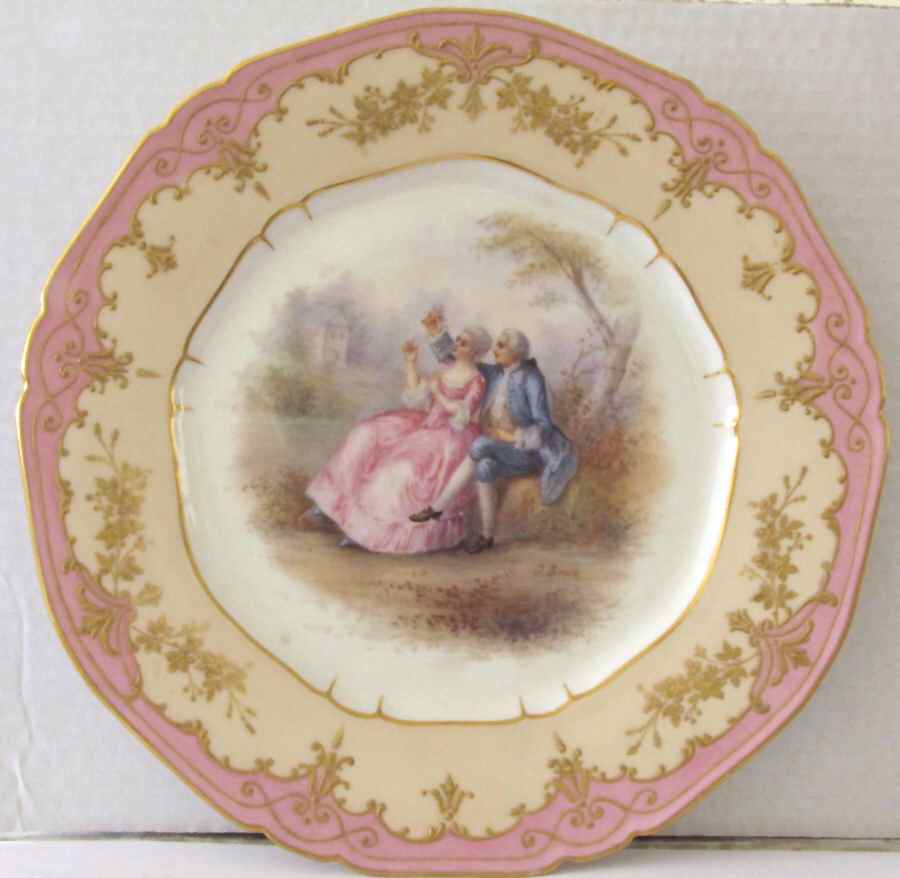 SPF45 Dinner Plate by Sevres Porcelain (France)-1
