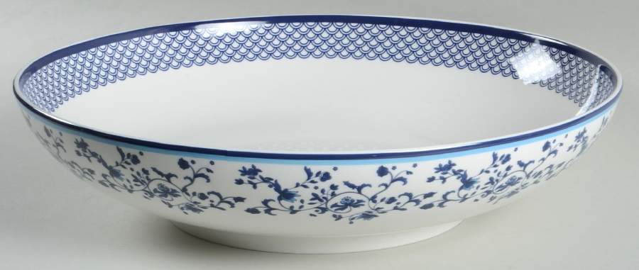 Blue Portofino 12" Round Serving Bowl by Spode-1