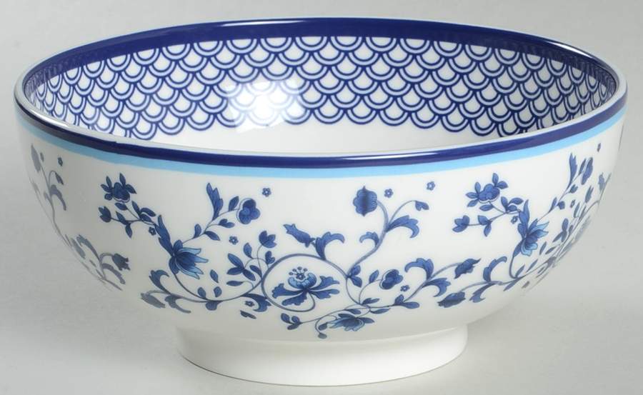 Blue Portofino Individual Salad/Dessert/Fruit Bowl by Spode-1