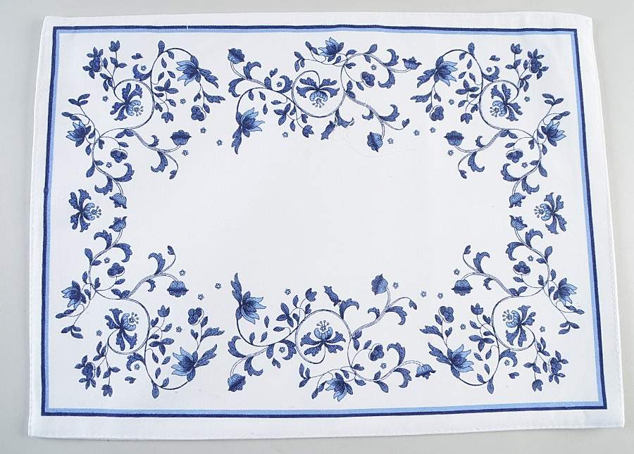 Blue Portofino Cloth Placemat by Spode-1
