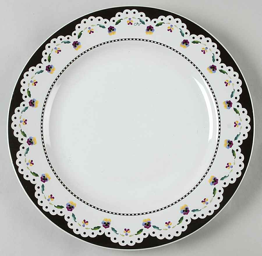 Potted Primrose Dinner Plate by Sakura-1