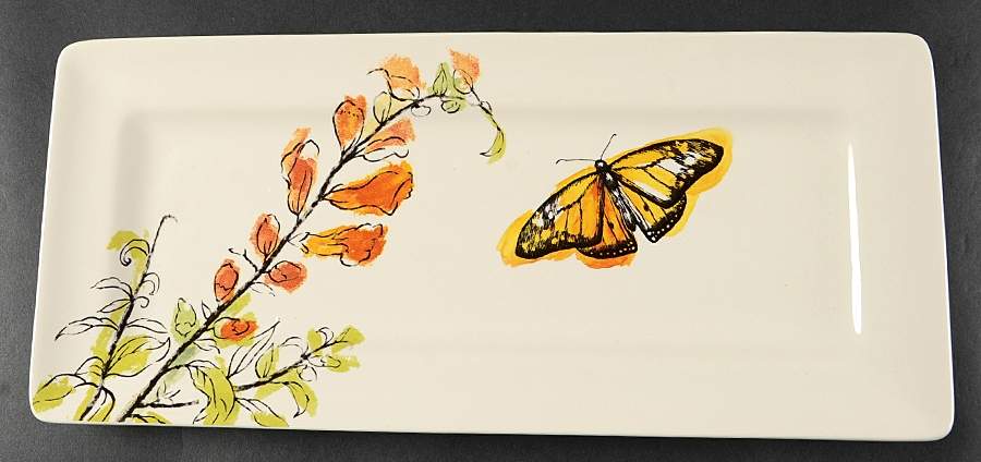 Sprout 14" Rectangular Serving Platter by Sonoma Home-1