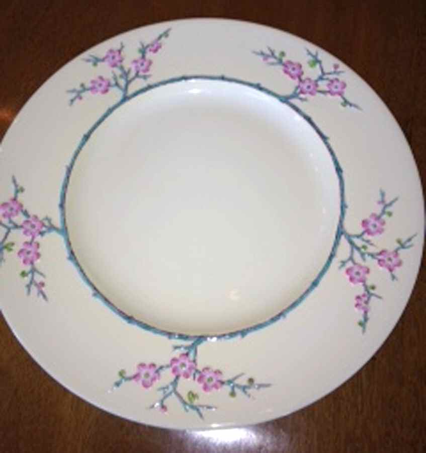 Geisha Pink Turquoise Dinner Plate by Spode-1
