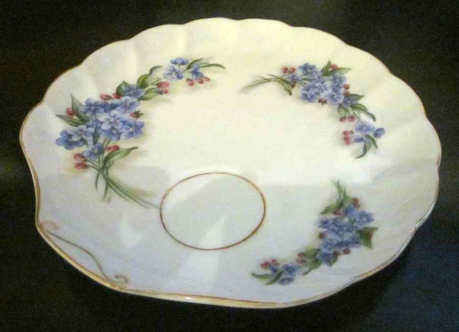 Forget Me Not Snack Plate by Saji-1