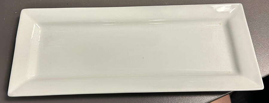 Blanc 12" Rectangular Serving Platter by Sur La Table-1