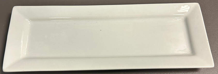 Blanc 10" Rectangular Serving Platter by Sur La Table-1