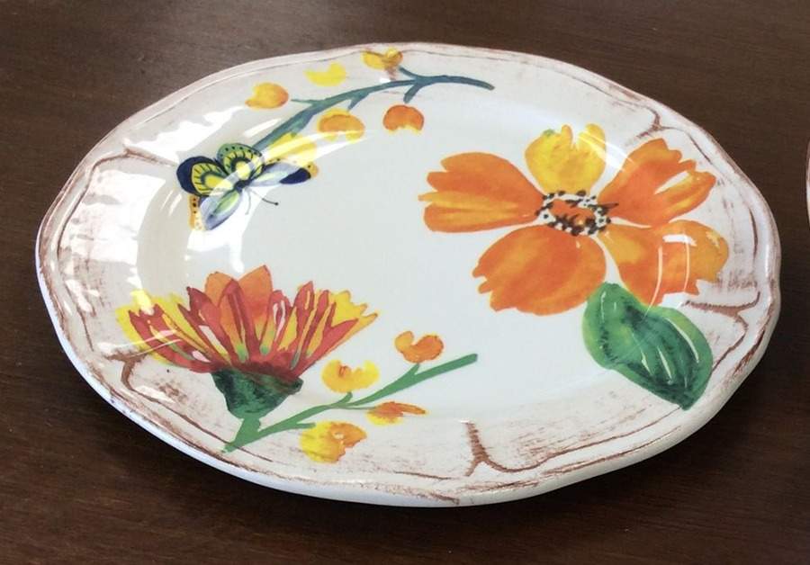 Poppy Dinner Plate by Sur La Table-1