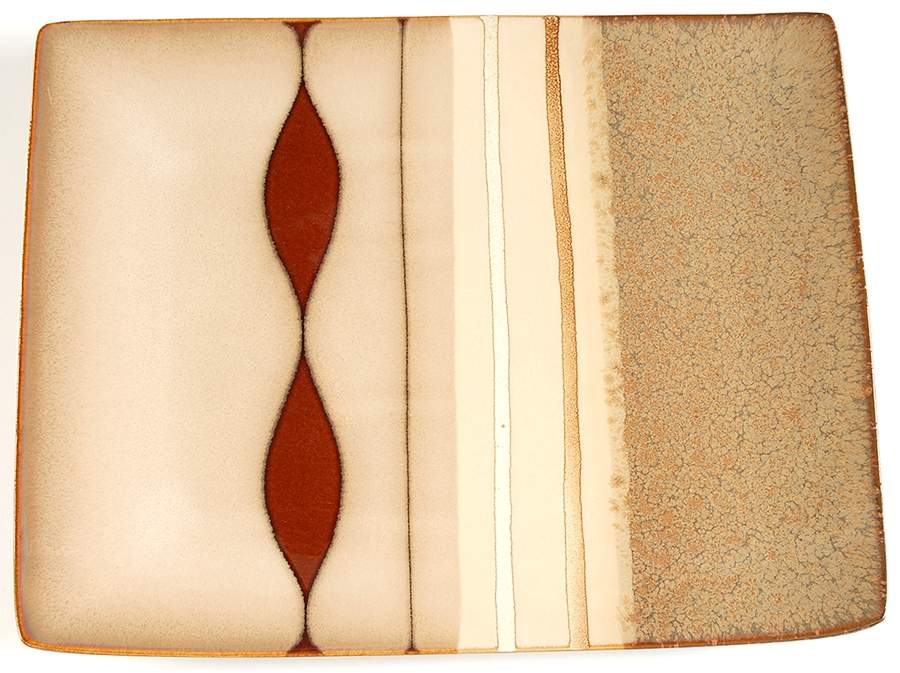 Prelude Brown Rectangular Dinner Plate by Sango-1